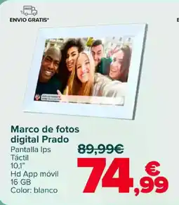 Carrefour Marco de fotos digital Prado oferta