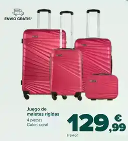 Carrefour Juego de maletas rígidas oferta