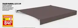 Brico Depôt Toldo manual 2,5 x 2 m oferta