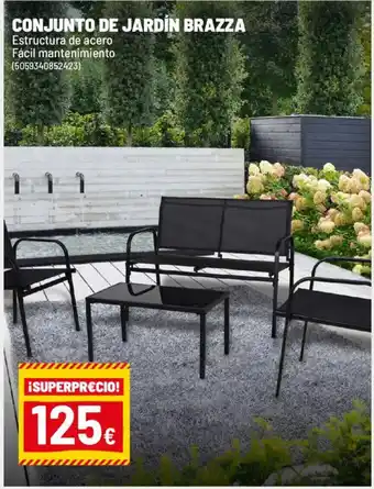 Brico Depôt Conjunto de jardín brazza oferta
