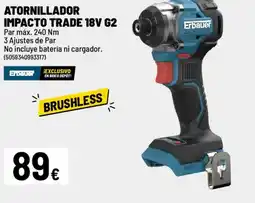 Brico Depôt Atornillador impacto trade 18v g2 oferta