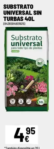 Brico Depôt Substrato universal sin turbas oferta