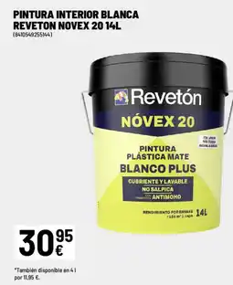 Brico Depôt REVETON Pintura interior blanca novex 20 oferta