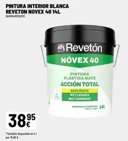 Brico Depôt REVETON Pintura interior blanca novex 40 oferta