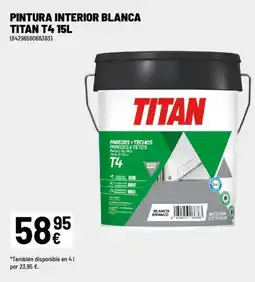 Brico Depôt TITAN Pintura interior blanca t4 oferta