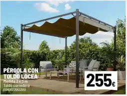 Brico Depôt Pergola con toldo locea oferta