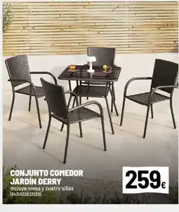 Brico Depôt Conjunto comedor jardín derry oferta