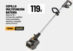 Brico Depôt Cepillo multifunción batería oferta