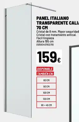 Brico Depôt Panel italiano transparente calia oferta