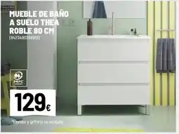 Brico Depôt Mueble de baño a suelo thea roble oferta