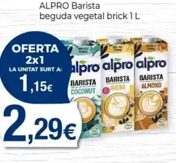 Keisy ALPRO Barista beguda vegetal brick 1L oferta