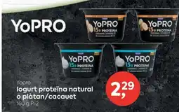 Suma Supermercados Yopro logurt proteïna natural o plàtan/cacauet oferta