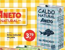Suma Supermercados Aneto Brou natural de peix oferta
