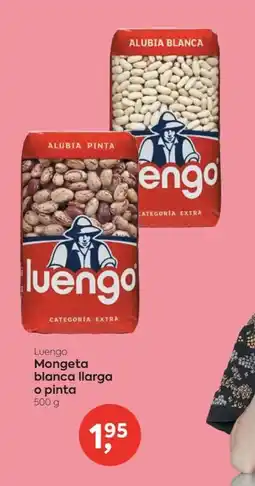 Suma Supermercados Luengo Mongeta blanca llarga o pinta oferta