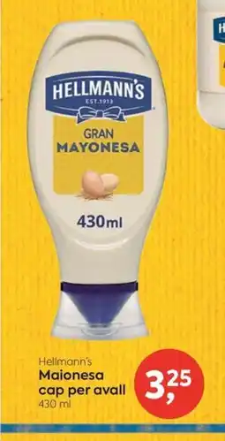 Suma Supermercados Hellmann's Maionesa cap per avall oferta