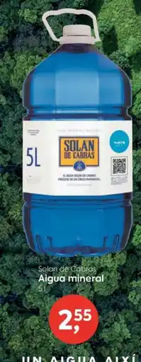 Suma Supermercados Solan de Cabras Aigua mineral oferta