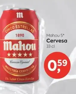 Suma Supermercados Mahou 5 Cervesa oferta