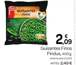 Supermercados El Jamón FINDUS Guisantes Finos oferta