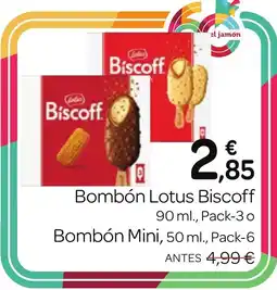 Supermercados El Jamón LOTUS BISCOFF Bombón oferta