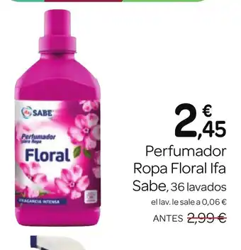 Supermercados El Jamón IFA SABE Perfumador Ropa Floral oferta