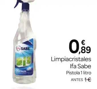 Supermercados El Jamón IFA SABE Limpiacristales oferta