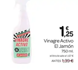Supermercados El Jamón EL JAMÓN Vinagre Activo oferta