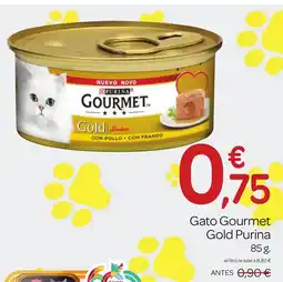 Supermercados El Jamón PURINA Gato Gourmet Gold oferta