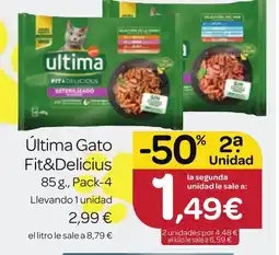 Supermercados El Jamón ÚLTIMA Gato Fit&Delicius oferta