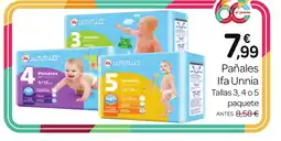 Supermercados El Jamón IFA UNNIA Pañales oferta