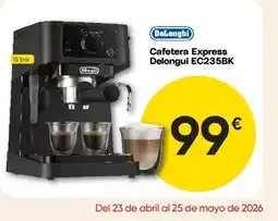 Hiper FROIZ DELONGHI Cafetera Express EC235BK oferta
