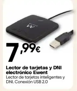 Hiper FROIZ Lector de tarjetas y DNI electrónico Ewent oferta