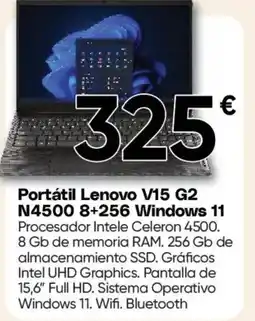 Hiper FROIZ LENOVO Portátil V15 G2 N4500 8+256 Windows 11 oferta