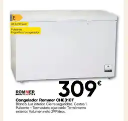Hiper FROIZ ROMMER Congelador CHE310T oferta