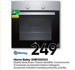 Hiper FROIZ BALAY Horno 3HB1000X0 oferta