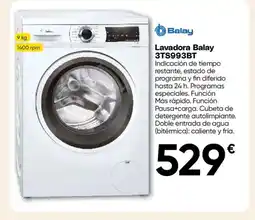Hiper FROIZ BALAY Lavadora 3TS993BT oferta