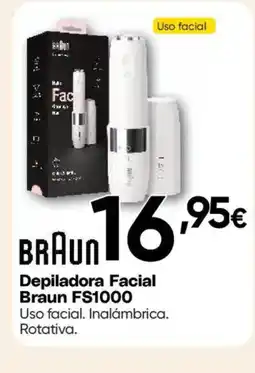 Hiper FROIZ BRAUN Depiladora Facial FS1000 oferta