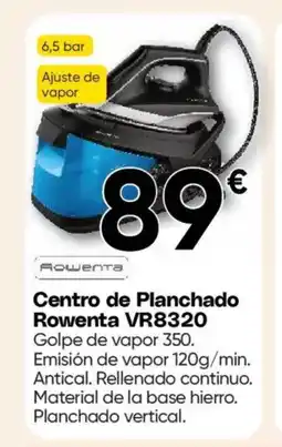 Hiper FROIZ ROWENTA Centro de Planchado VR8320 oferta