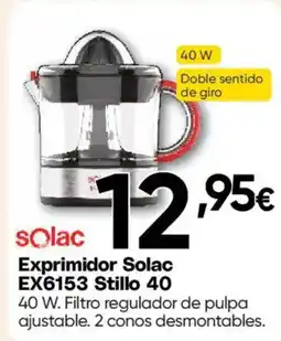Hiper FROIZ SOLAC Exprimidor EX6153 Stillo 40 oferta