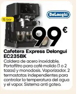 Hiper FROIZ DELONGHI Cafetera Express Delongui EC235BK oferta