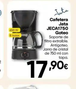 Hiper FROIZ JATA Cafetera JECA1750 Goteo oferta