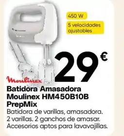 Hiper FROIZ MOULINEX Batidora Amasadora HM450B10B PrepMix oferta