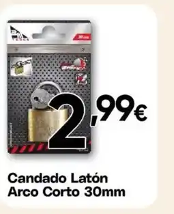 Hiper FROIZ Candado Latón Arco Corto 30mm oferta