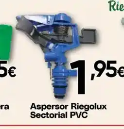 Hiper FROIZ RIEGOLUX Aspersor Sectorial PVC oferta