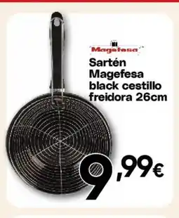 Hiper FROIZ MAGEFESA Sartén Magefesa black cestillo freidora oferta