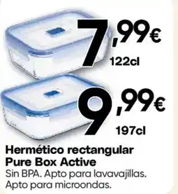 Hiper FROIZ Hermético rectangular Pure Box Active oferta