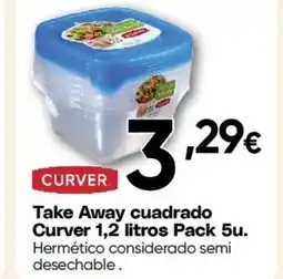Hiper FROIZ CURVER Take Away cuadrado oferta
