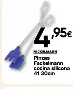 Hiper FROIZ FACKELMANN Pinzas Fackelmann cocina silicona oferta