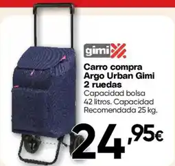 Hiper FROIZ GIMI Carro compra Argo Urban 2 ruedas oferta