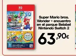 Hiper FROIZ Super Mario bros. Wonder+ encuentro en el parque Belabel Nintendo Switch 2 oferta