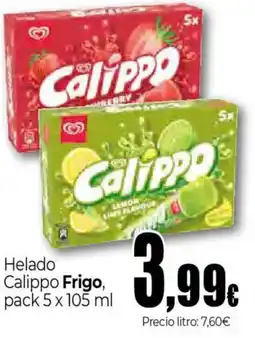 Unide Supermercados FRIGO Helado Calippo oferta